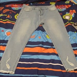 Jeans clear blue skinny